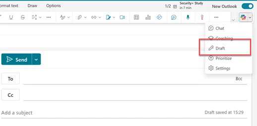 Outlook Draft : Guide & Troubleshoot